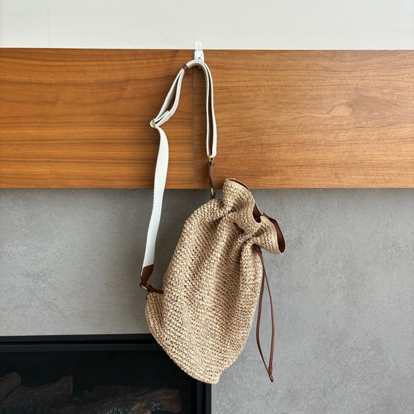 NWT J. Crew woven sling bag - Picture 2 of 11